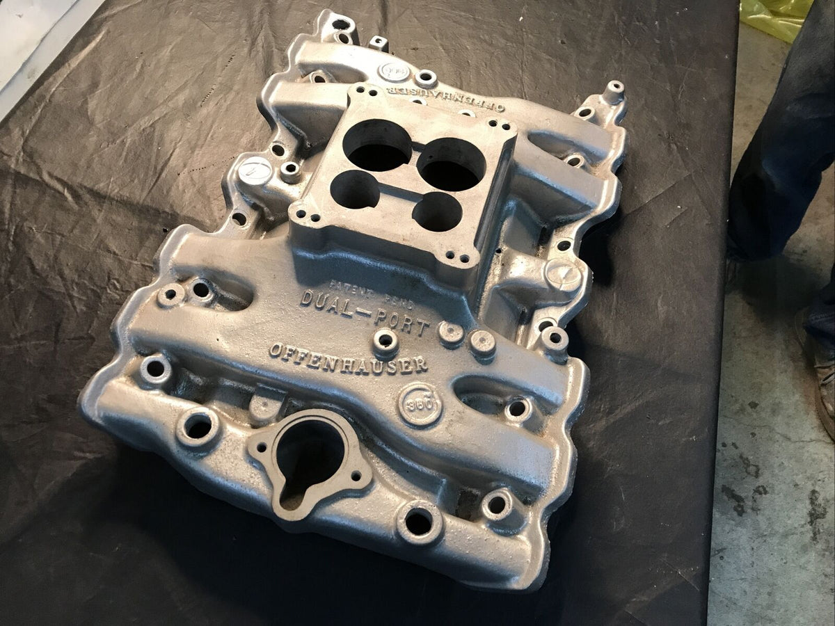 Vintage Offenhauser Dual Port Intake Manifold Oldsmobile 400 425 455 O ...