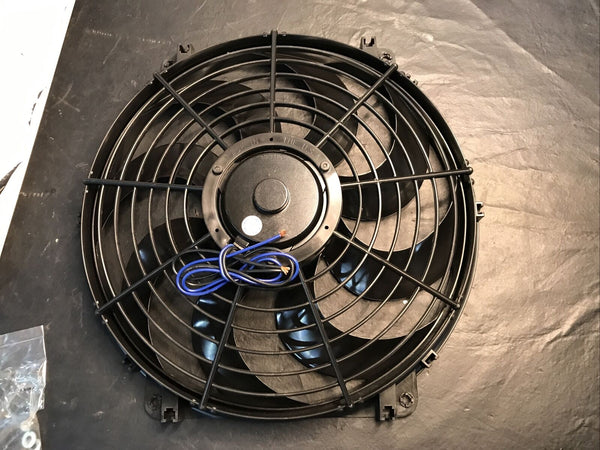 73724 - Flex-A-Lite Syclone 16" S-Blade Electric Fan and 24 x 19.5" Shroud Kit