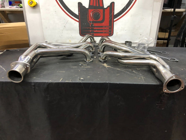 SUM-G9006-SS 1967-1991 Chevy Truck 350 SBC Full-Length 304 Stainless Headers