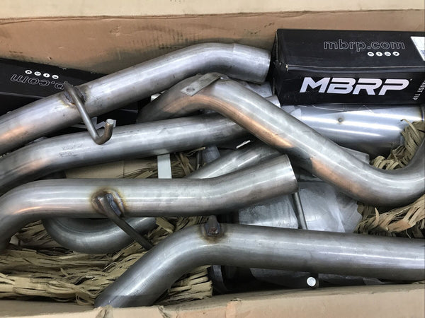 MBRP S5010409 Stainless Cat Back Exhaust for 2001-06 Silverado Sierra 2500HD 6.0