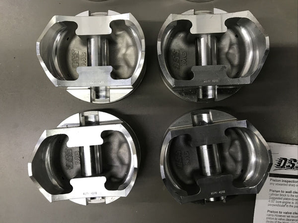 D.S.S. SX-Series Forged Pistons 8170SX-4155 SBC 400 STROKER