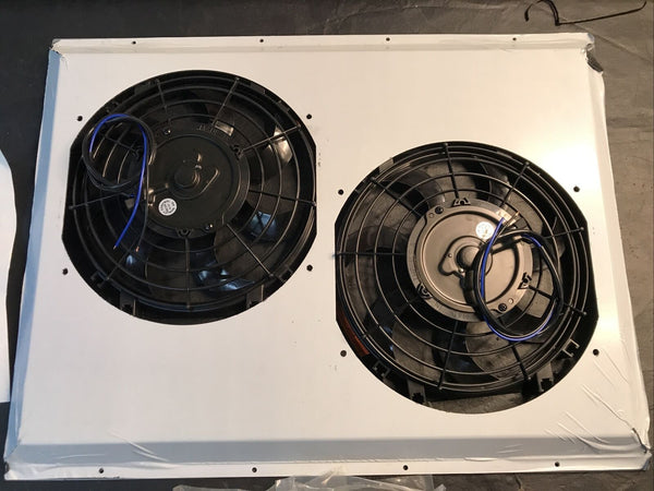 Flex-a-lite 53726D - Dual 10" S-blade Electric Fans with 26" Aluminum Shroud