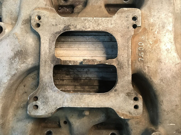 Weiand 7500 Intake Manifold for Mopar BB 413 426 440 motors Low rise dual plane