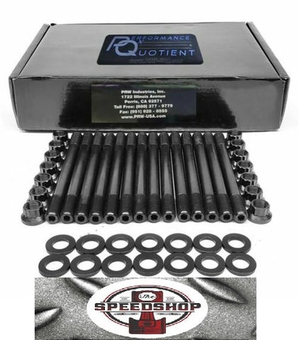 PRW 1000313 Main Cap Stud Kit For 98-08 Dodge Cummins 5.9L 24V 4140 Studs