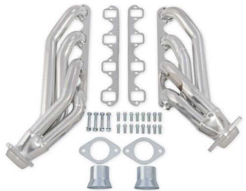 Scott Drake C5ZZ-9430-CC-SH Shorty Headers Silver Ceramic Coated 64-70 Mustang