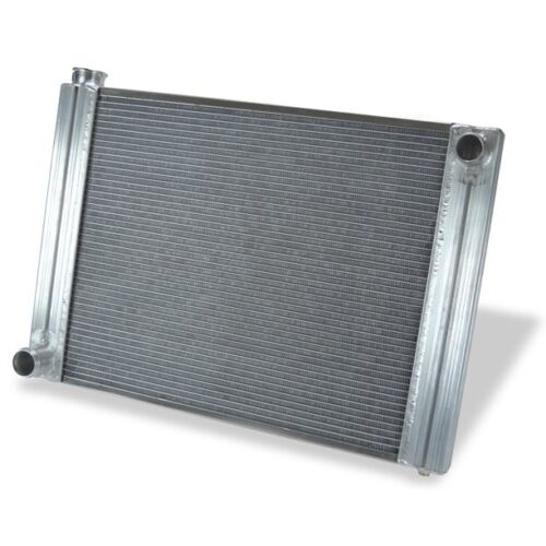 Flex-a-lite 62000R - Aluminum Radiators Crossflow Slim Profile; Right Outlet