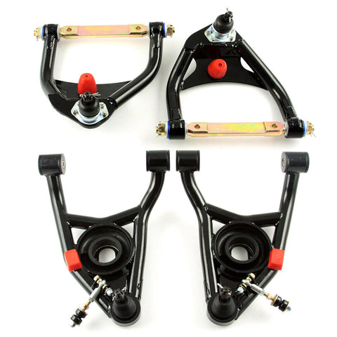 Control Arms, Chevelle Monte Carlo GTO A Body, Tubular Upper & Lower Control Arms, Kit