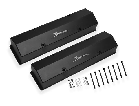 Holley Sniper Fabricated Aluminum Valve Covers 890008B