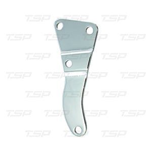 SP6087 Chevy Big Block Long Water Pump Chrome Steel Passenger Side Bottom Alternator Bracket