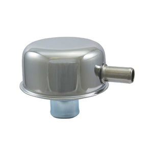 SP7199S  Chrome Steel Round Push-In Breather with PCV Valve