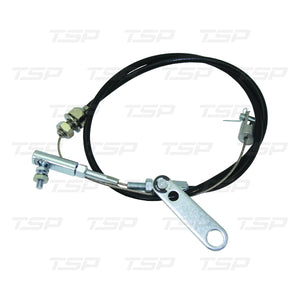 SP7207 THROTTLE CABLE, 24" w/ BLACK PLASTIC JACKET