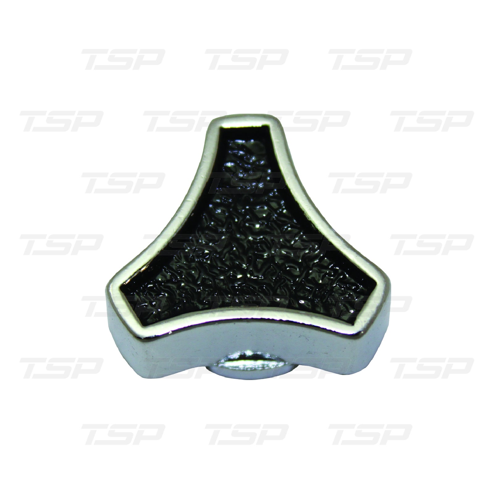 SP7214  1/4"-20 Black & Chrome Small Spinner Air Cleaner Nut