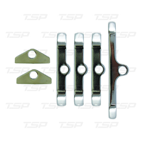 SP7406 FORD SMALL BLOCK V8 CHROME STEEL VALVE COVER SPREADER BARS