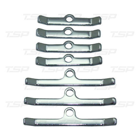 SP7408 BBC V8 CHROME STEEL VALVE COVER SPREADER BARS