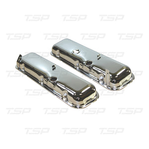 SP8334 CHEVY BIG BLOCK OEM STYLE CHROME STEEL VALVE COVERS