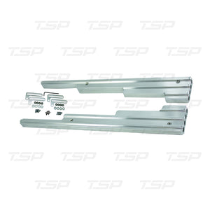 TSP SP8458 POLISHED FINNED ALUMINUM UNIVERSAL WIRE LOOMS