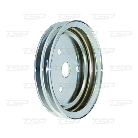 SP8953  SBC SHORT WATER PUMP DOUBLE-GROOVE STEEL CRANKSHAFT PULLEY