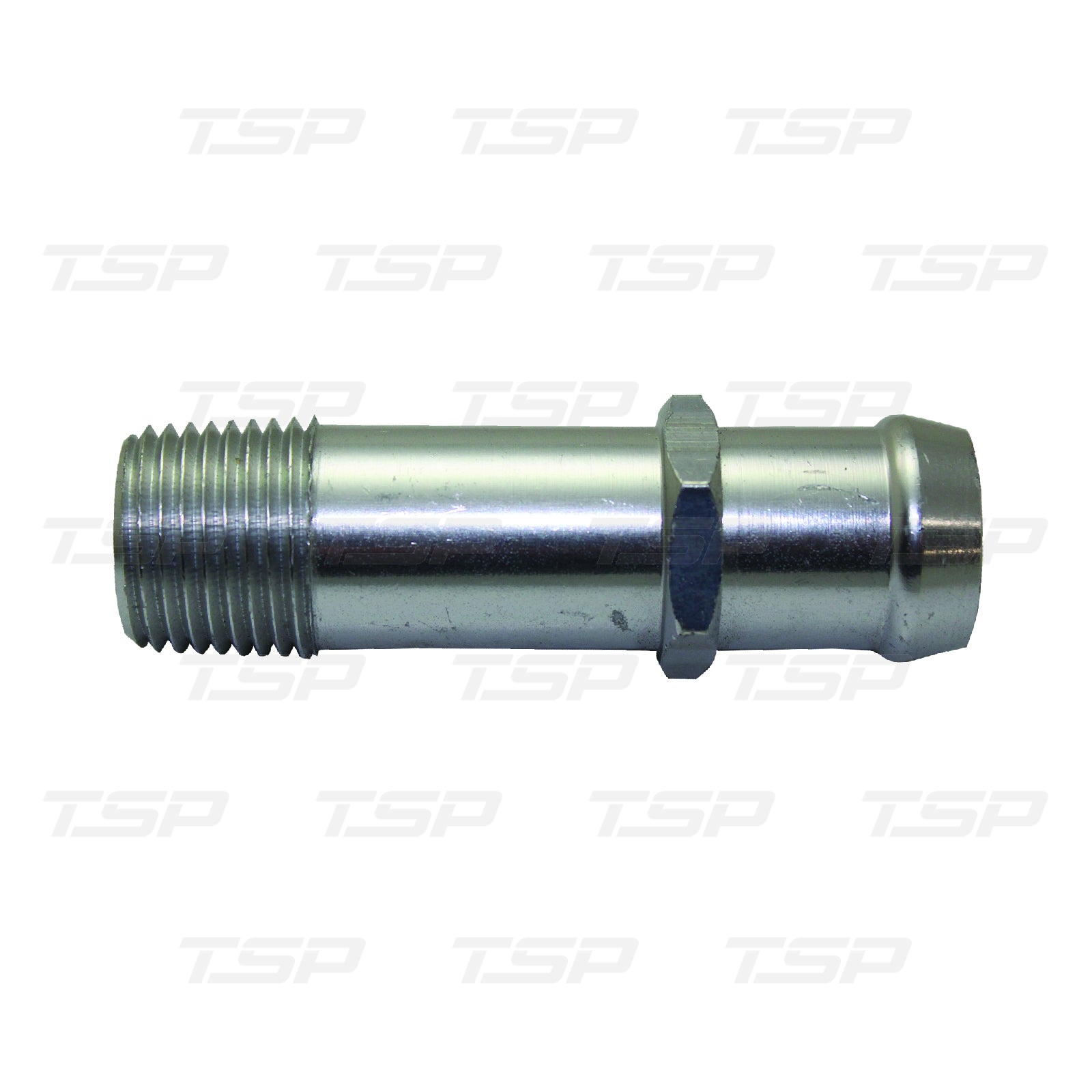 SP9125 ALUMINUM 1/2" NPT TO 3/4" HOSE BARB HEATER HOSE FITTING