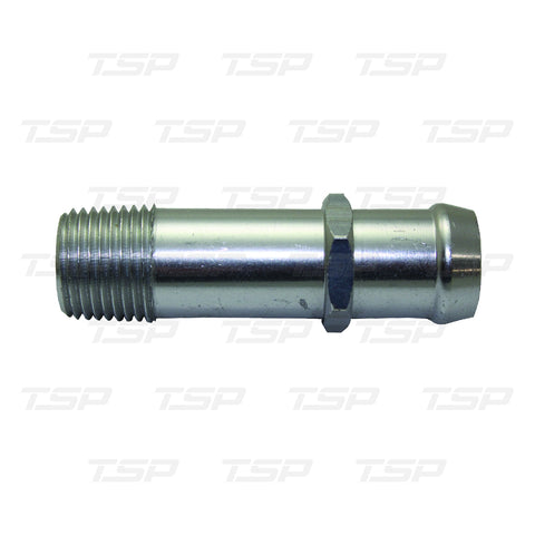 SP9125 ALUMINUM 1/2" NPT TO 3/4" HOSE BARB HEATER HOSE FITTING