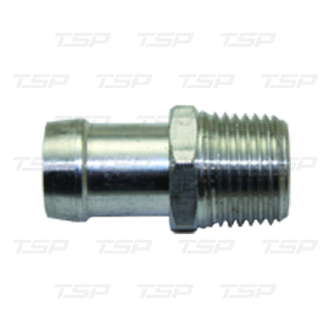 SP9126 ALUMINUM 1/2" NPT TO 5/8" HOSE BARB HEATER HOSE FITTING