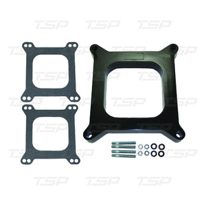 SP9136 1" PHENOLIC SQUARE BORE 4BBL CARBURETOR SPACER KIT