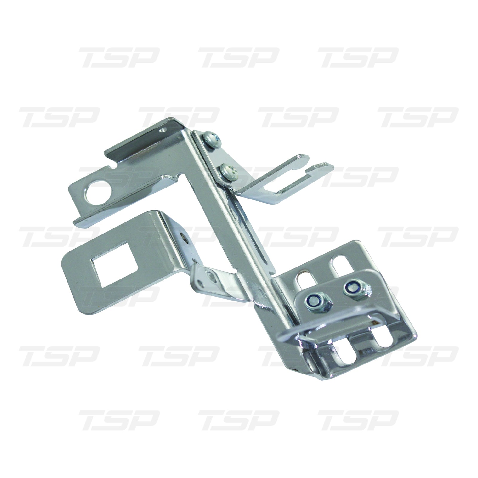 SP9218 CHROME STEEL CARBURETOR LINKAGE BRACKET FOR AUTOMATIC TRANSMISSIONS