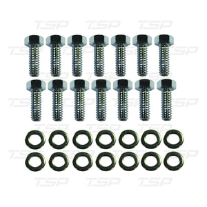 SP9803 GM & DANA 44 CHROME STEEL DIFFERENTIAL COVER BOLT KIT