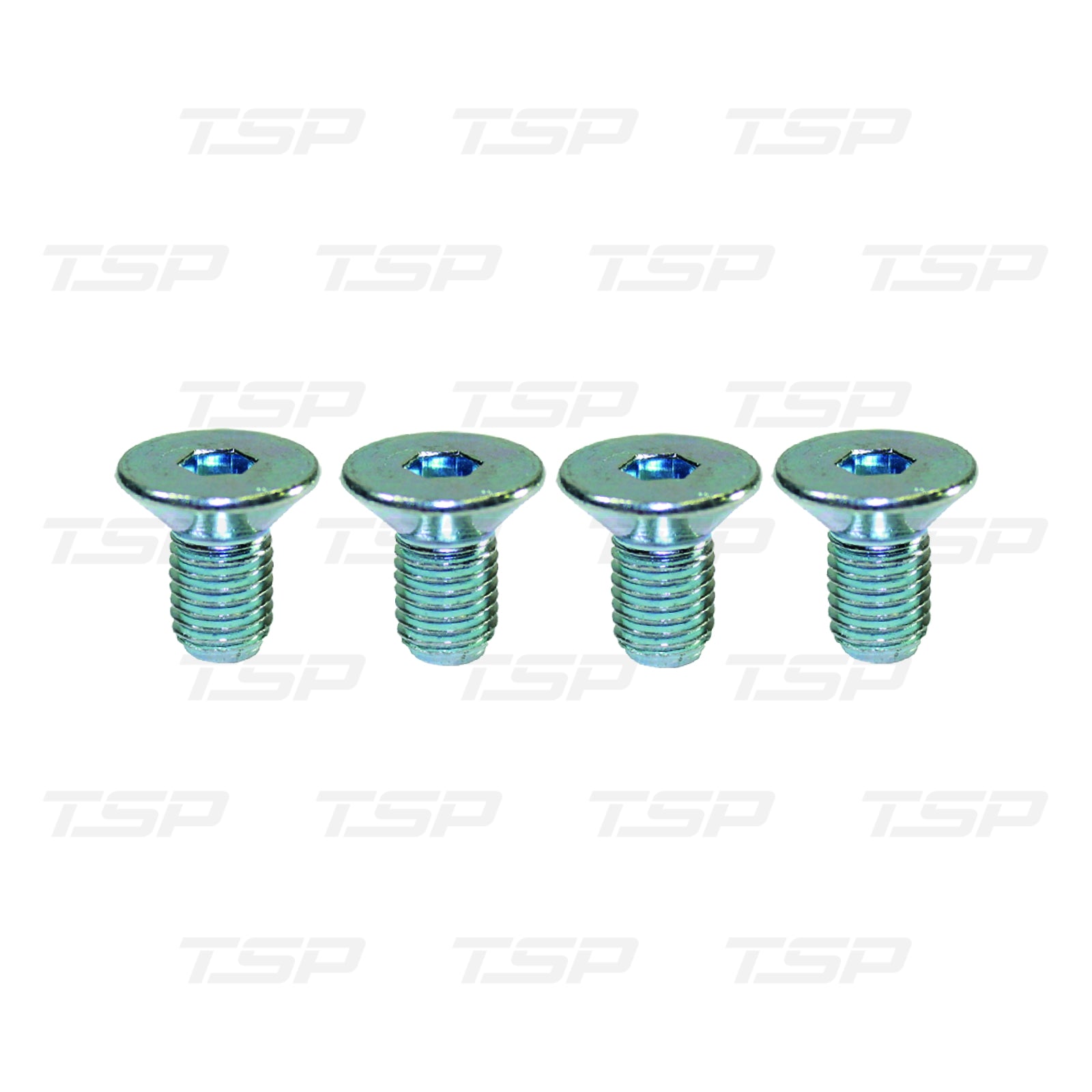 SP9818 CHEVY V8 CHROME STEEL WATER PUMP PULLEY BOLT SET