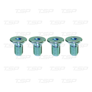 SP9818 CHEVY V8 CHROME STEEL WATER PUMP PULLEY BOLT SET