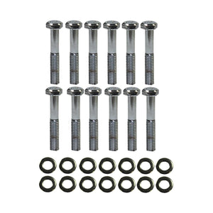 SP9837  SBF Chrome Steel Hex Head Intake Manifold Bolt Kit