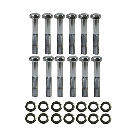 SP9837  SBF Chrome Steel Hex Head Intake Manifold Bolt Kit