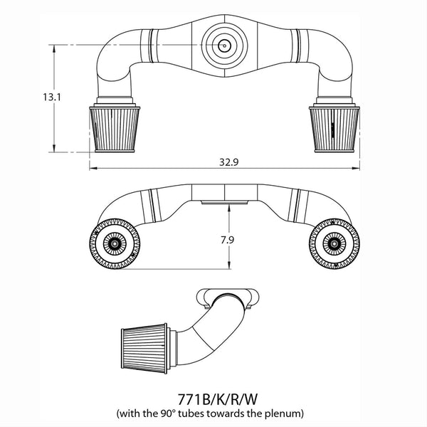Spectre Performance Musclecar Cold Air Intakes SPE-771
