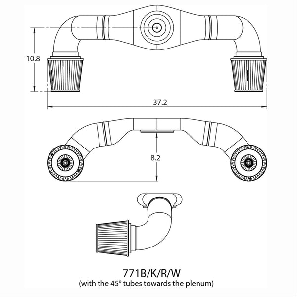 Spectre Performance Musclecar Cold Air Intakes SPE-771