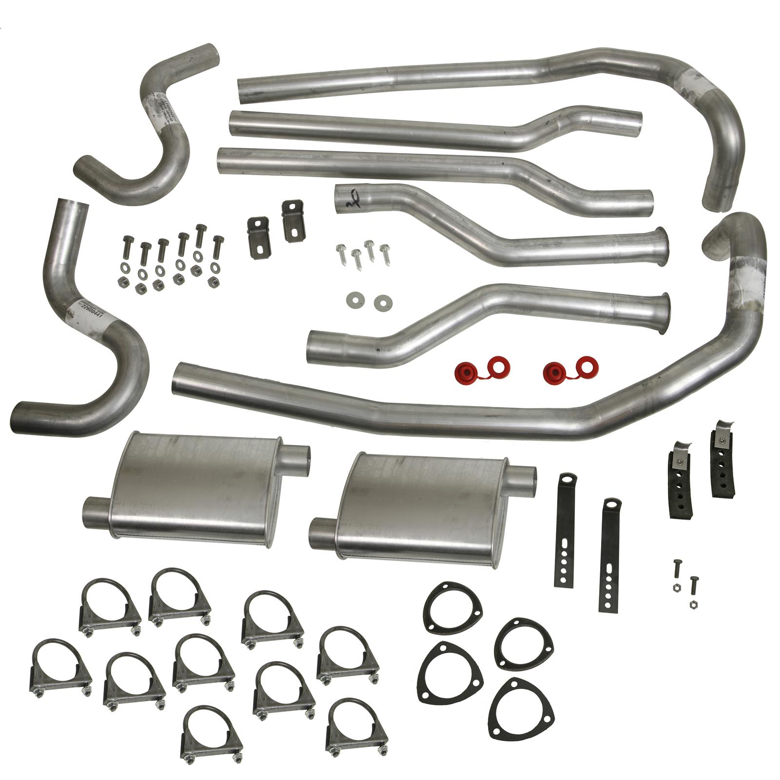 Summit Racing SUM-680121 - Summit Racing™ Header-Back Dual Exhaust Systems