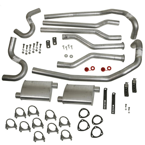 Summit Racing SUM-680121 - Summit Racing™ Header-Back Dual Exhaust Systems