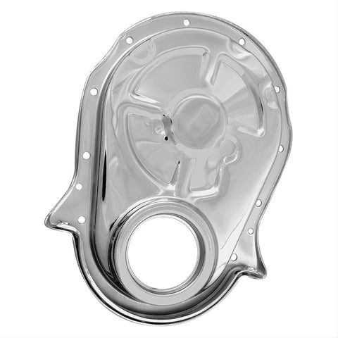 SUM-G3201 Timing Cover, 1-Piece, Steel, Chrome Plated, BBC