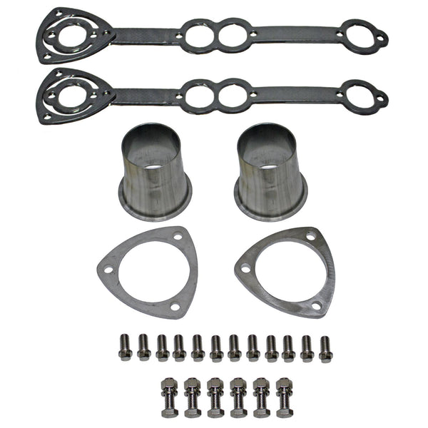 SUM-G9006-SS 1967-1991 Chevy Truck 350 SBC Full-Length 304 Stainless Headers