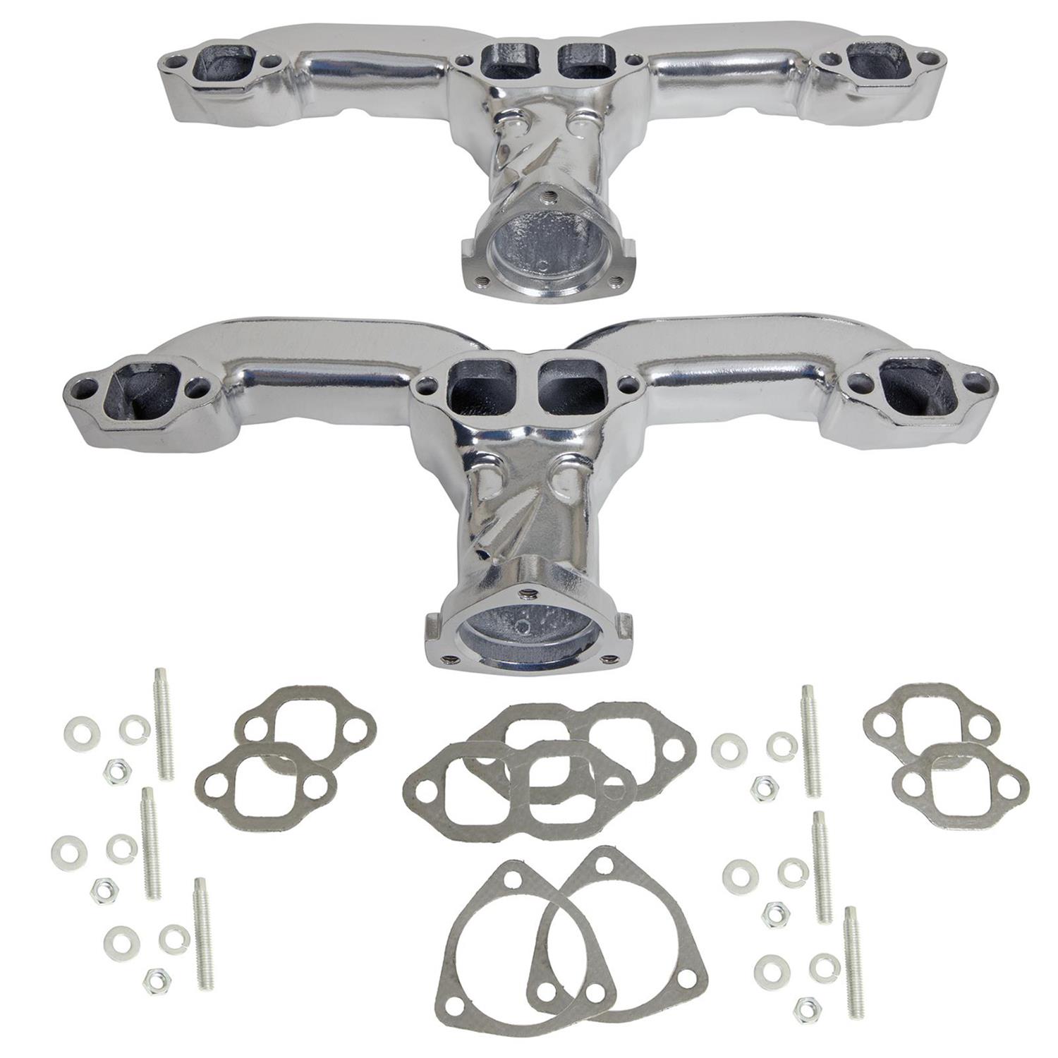 Summit Racing SUM-G9200S - Summit Racing Cast Exhaust Manifolds