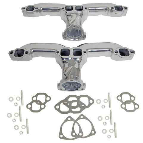 Summit Racing SUM-G9200S - Summit Racing Cast Exhaust Manifolds