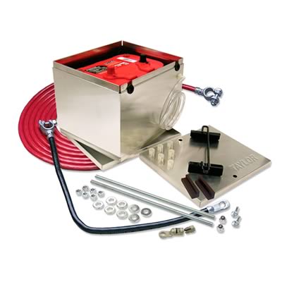 Taylor 200 Series Aluminum Battery Box Kits 48201