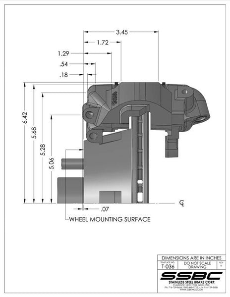 SSBC Drum to Disc Brake Conversion Kits A154-4