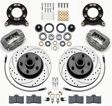 Wilwood Disc Brakes 140-13476-D - Wilwood Classic Series Dynalite Front Brake Kit