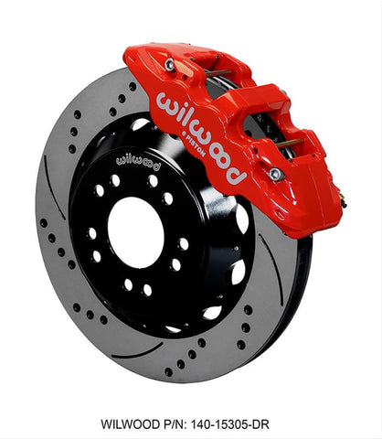 Wilwood Disc Brakes 140-15305-DR - Wilwood AERO6 Big Brake Front Brake Kits