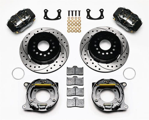 Wilwood Disc Brakes 140-7140-D - Forged Dynalite Rear Parking Brake Kit 9" Ford