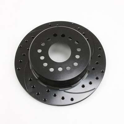 Wilwood Disc Brakes 160-9813-BK - Wilwood SRP Drilled Performance Brake Rotors