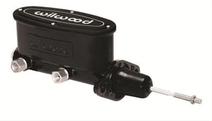 Wilwood 260-9439-BK High Volume Black Aluminum Tandem Master Cylinder 7/8" Bore