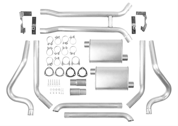 Exhaust Systems - Thrush Turbo Header Back Dual Exhaust Systems 89027